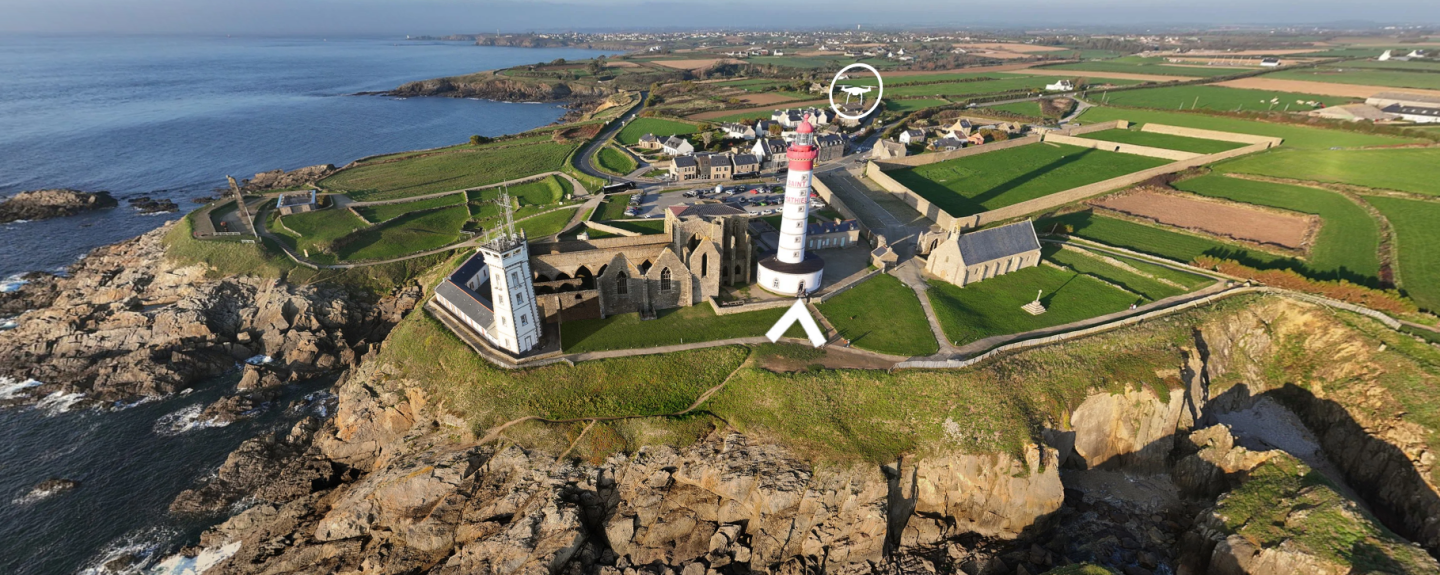 La réalité virtuelle au phare de Saint-Mathieu